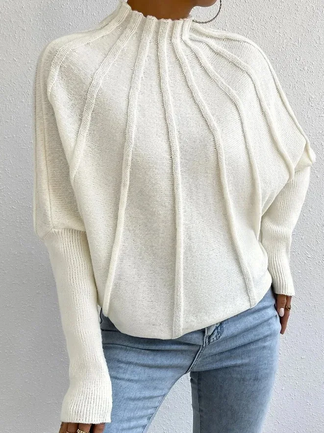 

Women Sweater long sleeve Outerwear Fashion Vintage Leisure Lazy Wind Winter Long Sleeve Knitting Single Breasting Coat