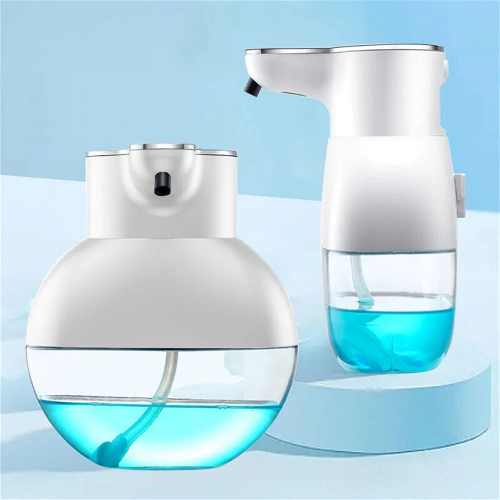 

Automatic Liquid Foam Soap Dispenser Wall Mount 400ML Capacity Simple Design Exchangeable Liquid Long Endurance
