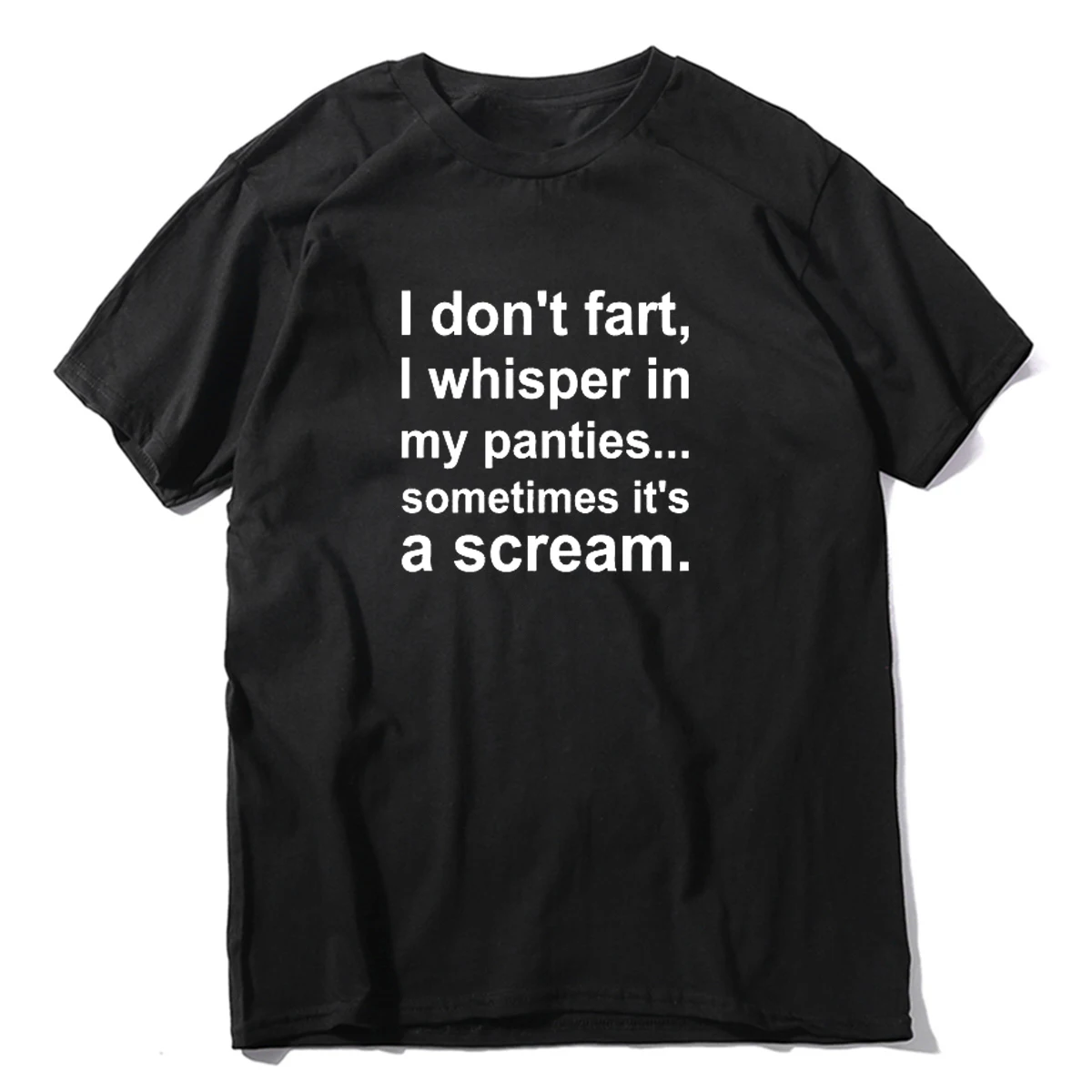 

Мужская мода мужские с коротким рукавом I Do Not Fart I Whisper In My трусики иногда крутые женские футболки топы футболки
