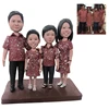 For 1-4 Person Handmade Sculpture Fully Customizable Statue Custom Bobblehead Birthday Anniversary Gift 2