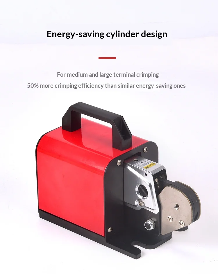 JH-T6-4 1.3T Pneumatic & Electric Crimper 0.3-0.8MPa for Tubular Terminals 0.08-