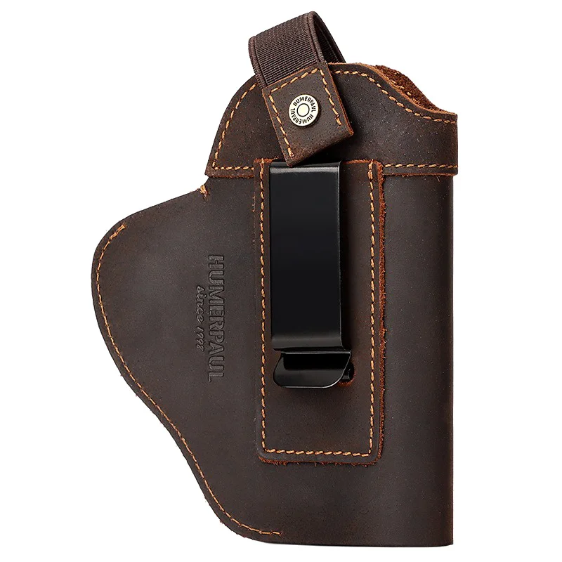 Tactical PU Leather Holster for Concealed Carry Airsoft IWB Gun Holsters for Glock 17 19 43/ Sig P365/ PX4 M9 9mm for Hunting 3
