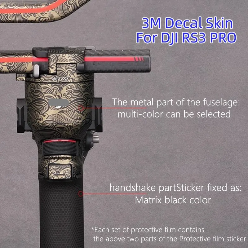 Rs3pro Aufkleber Haut Vinyl Wrap Film Hand kardanischen Stabilisator Schutz Aufkleber Schutz Mantel für dji ronin s3 rs3 pro ronins3 – Detail 9