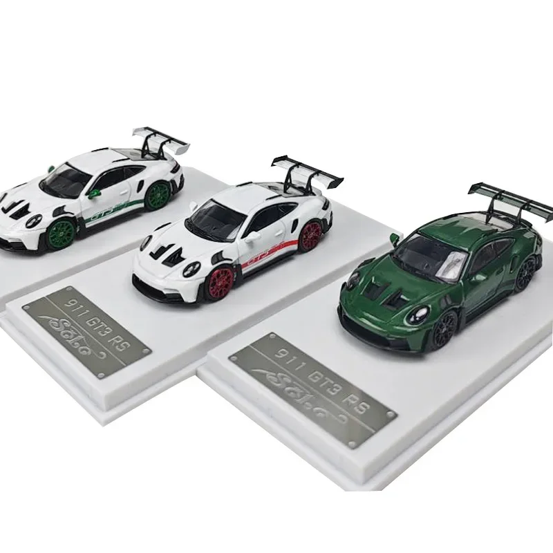 

Литая модель автомобиля Solo Масштаб 911 992 GT3RS из сплава, игрушки для взрослых, классические подарки, статический дисплей