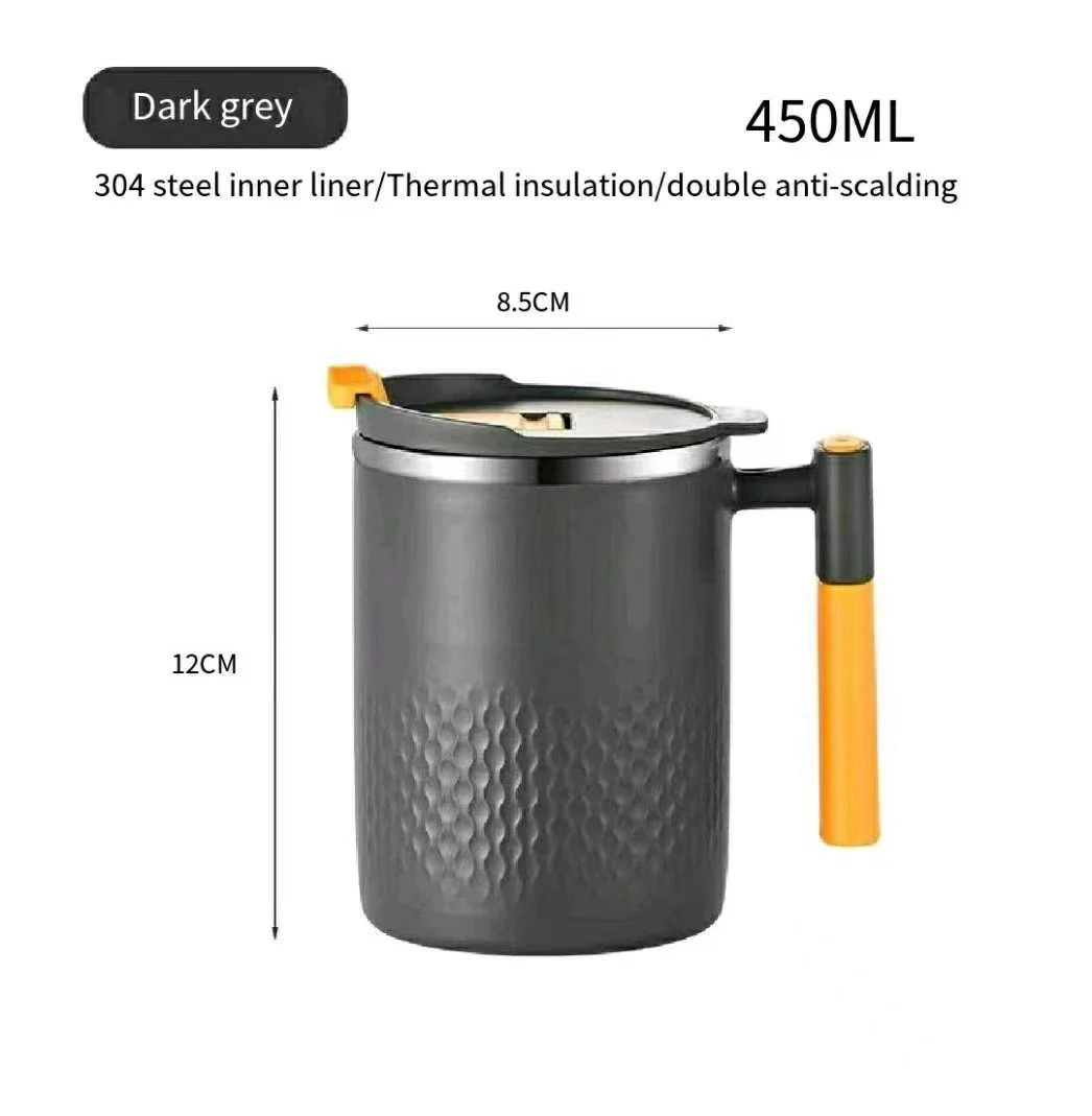 Insulated Coffee Mug with Handle & Lid - كوب قهوة...