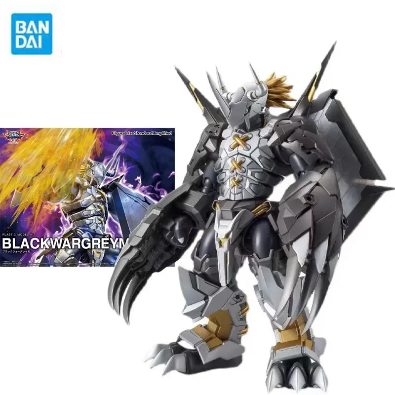 Bandai Genuine Model Figure-Rise Standard Amplificato Garage Kit Digimon Adventure Blackwargreymon Collection Modello Di Assemblaggio