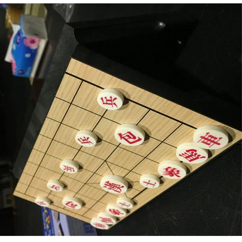 South Korea GANGGI Chess Xiangqi Set Portable Foldable Board 25*25cm Children's IQ EQ Development Janggi Chessman Games korean gonggi game