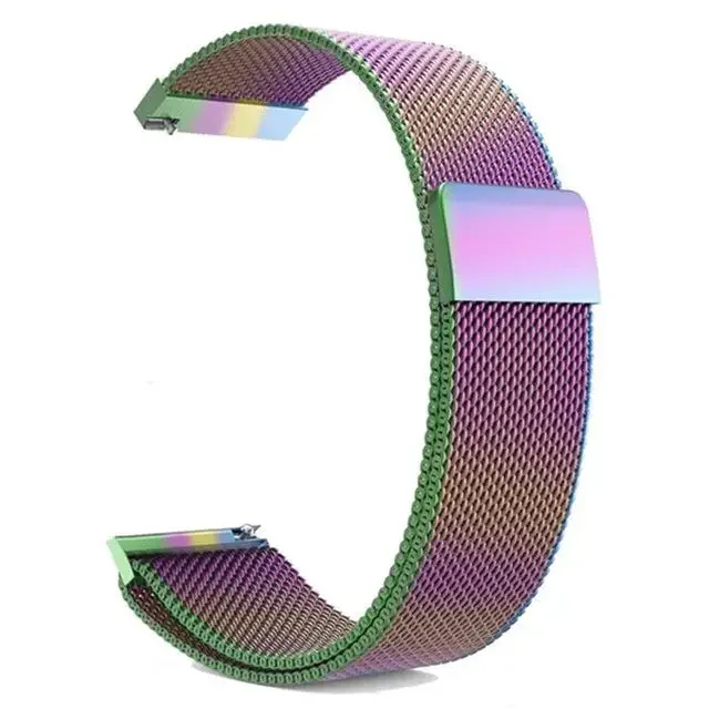 Sleek Milanese Magnetic Watch Strap - Premium Stainless Steel Mesh Band for Smartwatches (20mm/22mm)