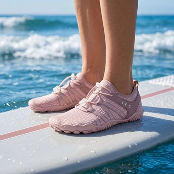 Women Aqua Shoes Anti-Slip Quick-Dry Beach Beach Barefoot Shoes Outdoor Lightweight Sneakers Hiking Surfing Boating Fishing 1