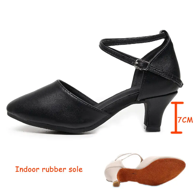 Women's White Latin Dance Soft Sole Sneakers and Heels
