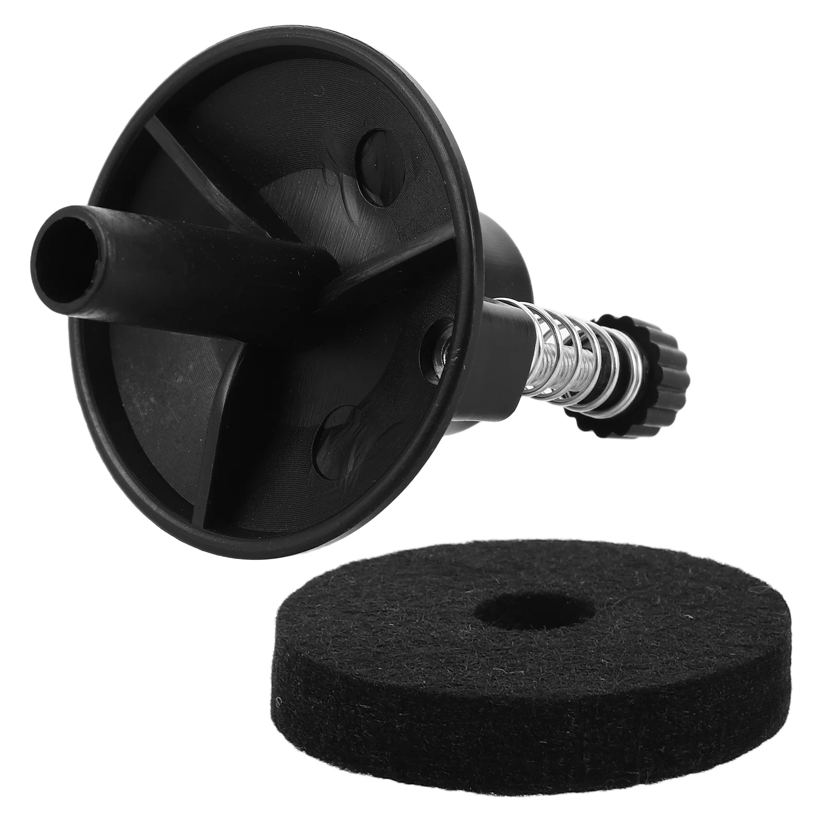 Hi Hat Holder Durable Cymbal Stand Clamp Felt Pads Drum Kit Accessories Jazz Drum Stabilizer Lightweight Supplies Plastic