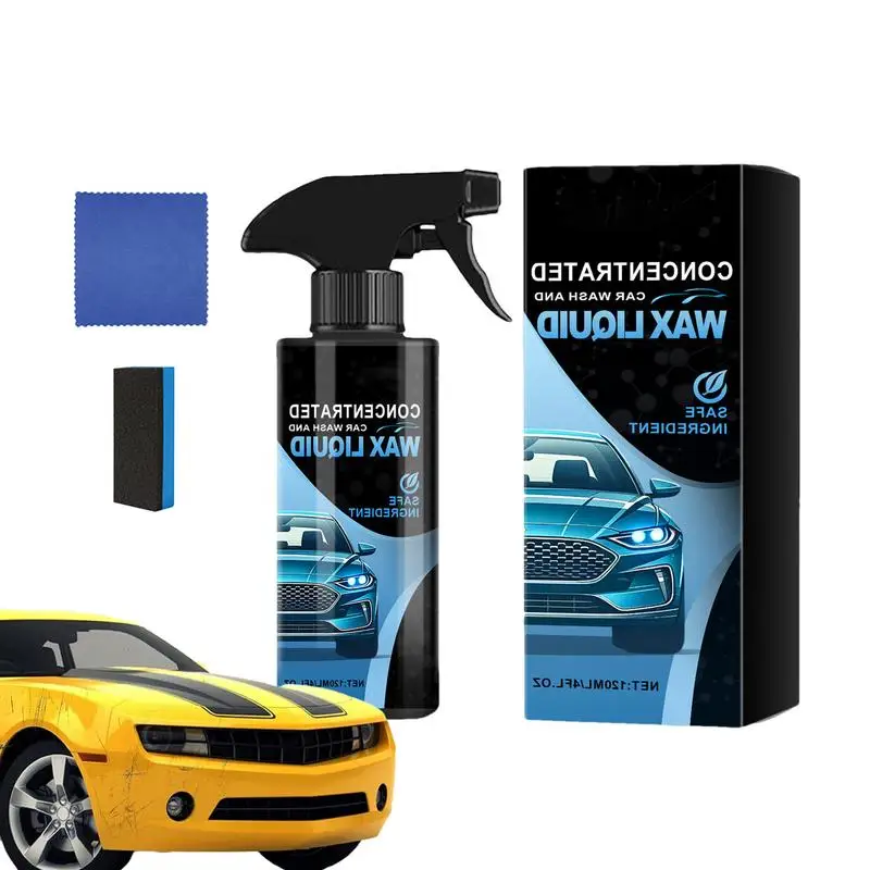 

Car Washing Liquid 120ml Car Cleaning Fluid Auto Wash Kits Stain Remover Car Cleaning Supplies Exterior Care Products For Trucks
