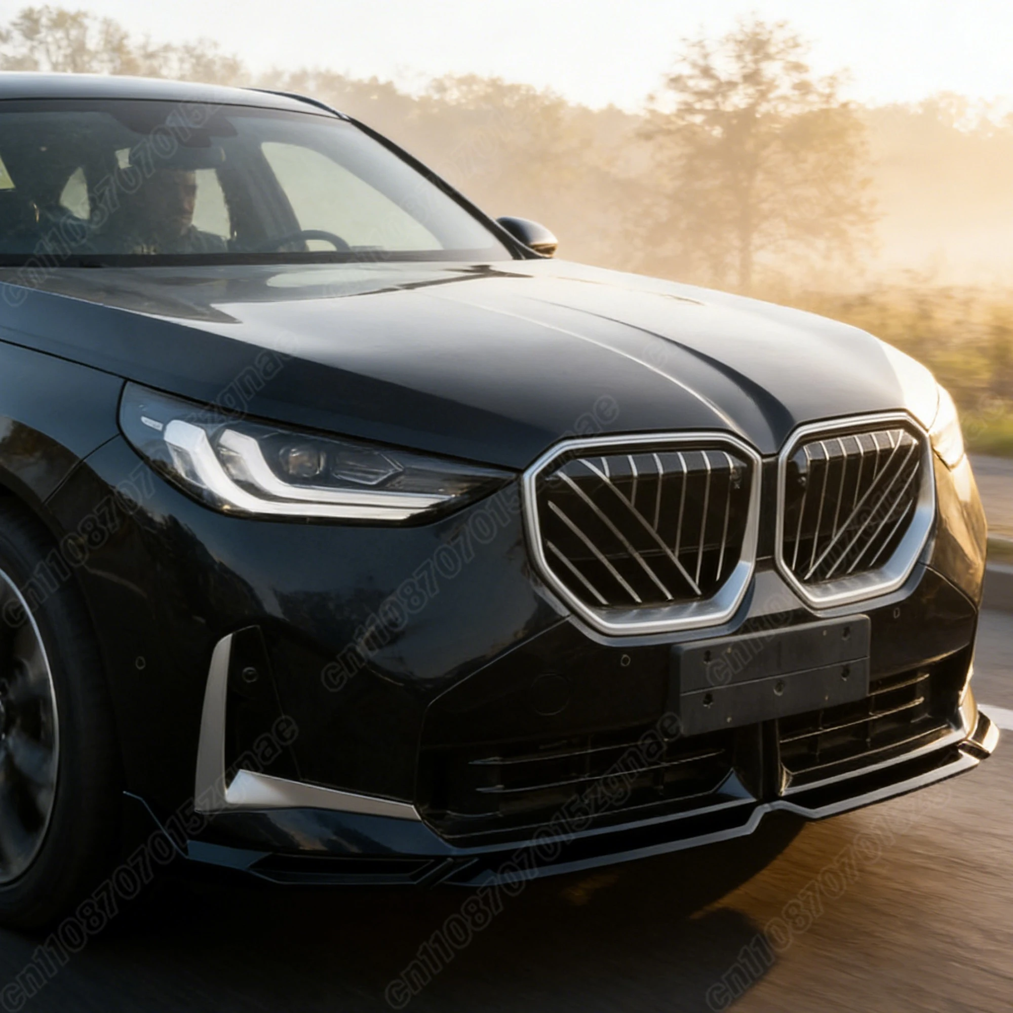 BMW X3 G45 2025 2026 자동차 MP 스타일 프론트 범퍼 스포일러 립 카 프론트 턱 스플리터 ABS 장식 바디 개조 키트