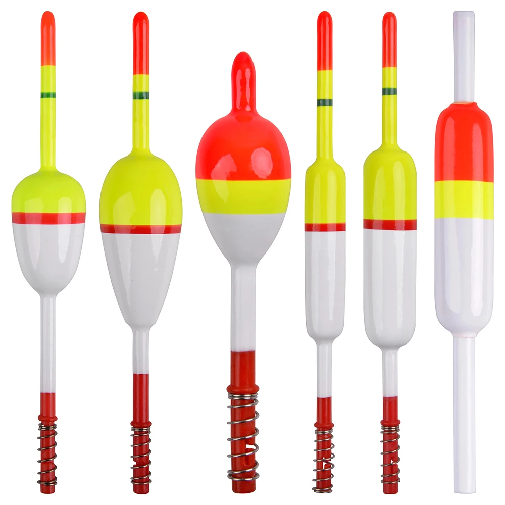 10Pcs Slip Bobbers Fishing Floats and Bobbers Balsa Wood Slip Floats for Crappie Catfish Walleyes Trout Fishing Tackle