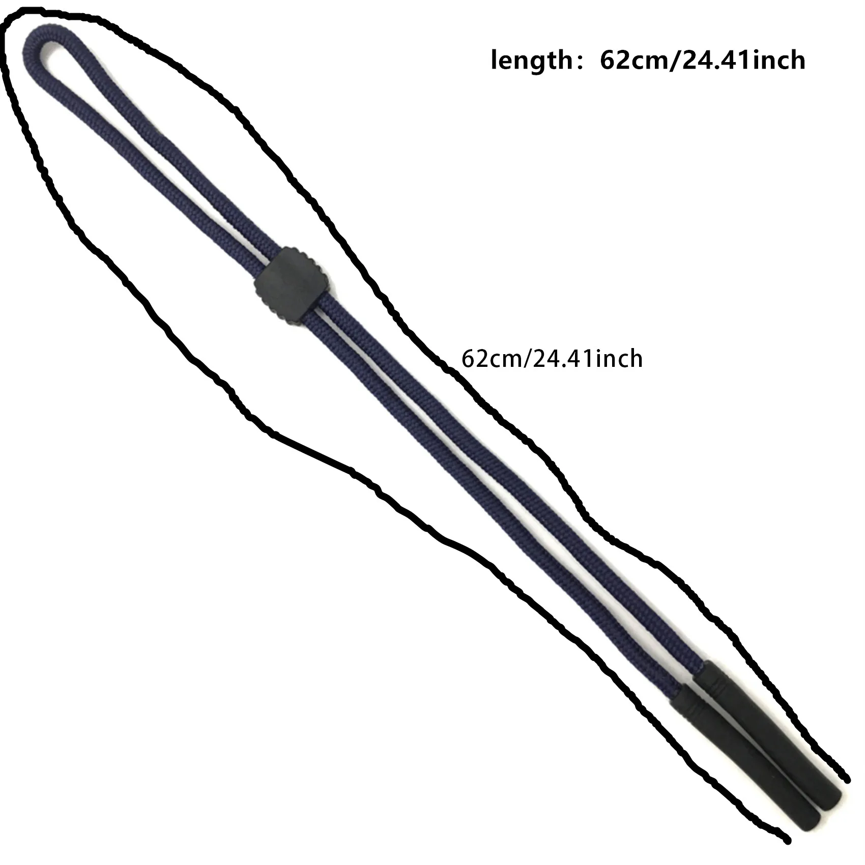 1PC Elastische Neck Strap Nicht-Slip Sonnenbrille Seil Unisex Im Freien Sport Gläser Schnur Frauen Männer Brillen Brillen Schnur – Detail 3