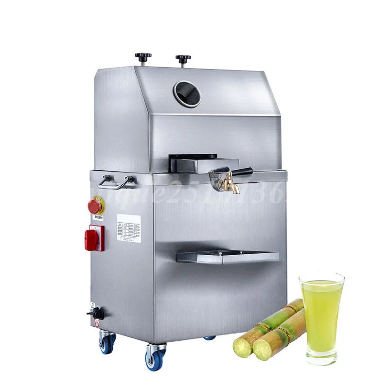 Desktop and vertical 300kg/H Stainless Steel Electric Sugarcane Juice Extractor Commercial Sugarcane Juicer Mill Machine