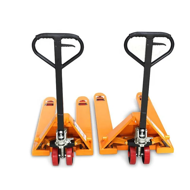 High Quality Hydraulic Pump Manual Forklift 2ton 3ton Pallet Fork Lift Jack Hand Pallet Truck 2500kg For Sale