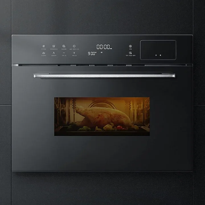 Hot selling built-in microwave oven steamer oven three in one smart home oven 2