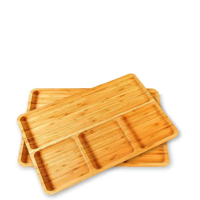 Bamboo Tray Stand Indoor Plate Nursery Plant Holders Garden Saucers Storage Desktop Bonsai Decoration 3