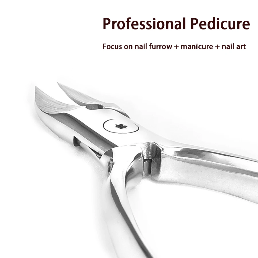 Stainless Steel Nail Groove Pliers With Built-in Spring Nose Pliers Nail Clippers Pedicure Clippers Nail clippers Manicure Tools 5