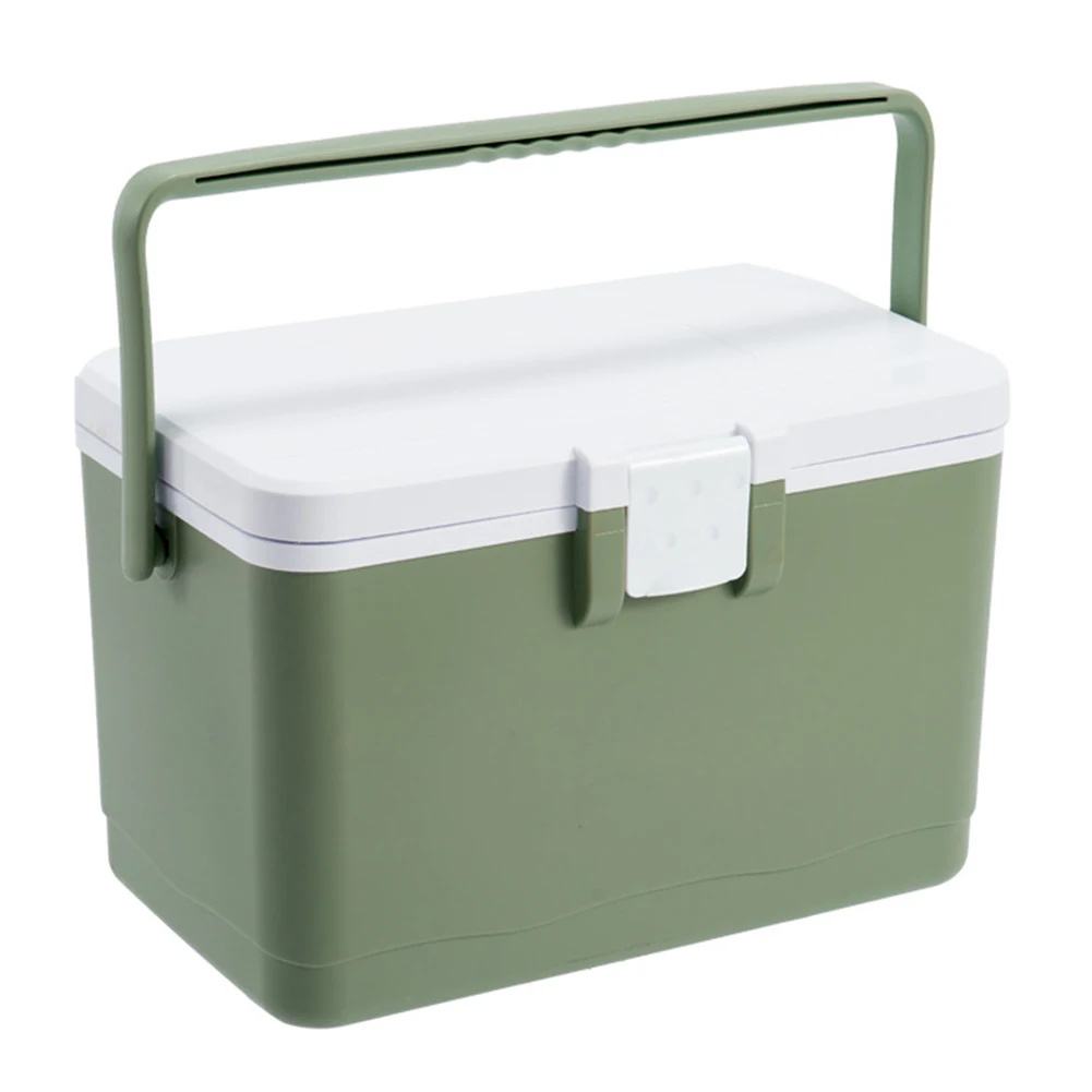 8L Camping Refrigerator Incubator Heat Preservation Insulated Thermal Box Beer Juice Beverage Cooling Bucket for Car Road Trips