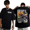 Rapper Estopa 1999 Tour Concert Cover T-shirt Men Women Casual O-Neck High Quality T Shirts Hip Hop Oversized T Shirt Streetwear 1