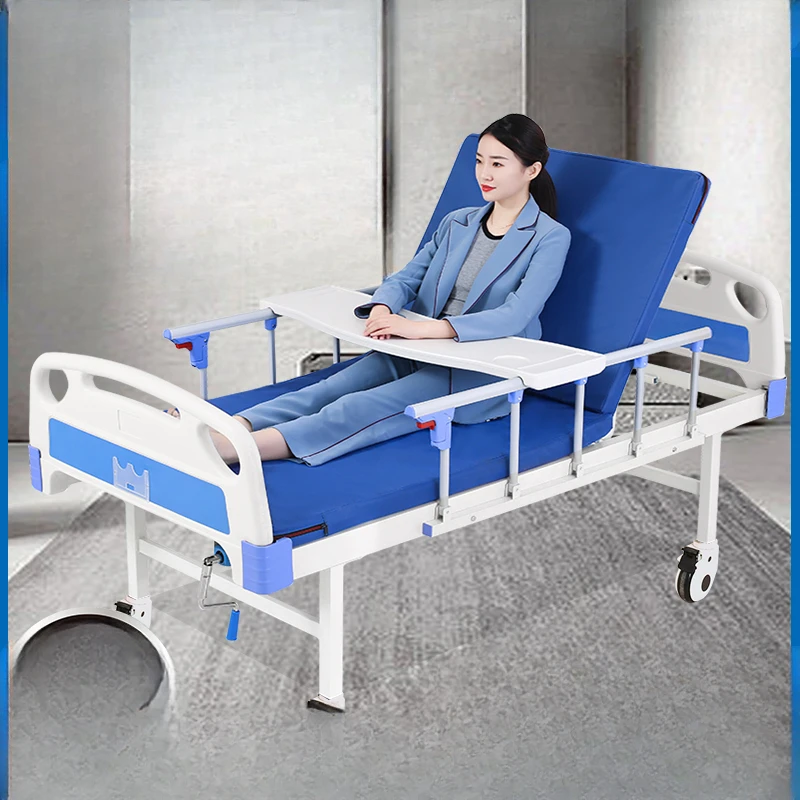 Bedridden elderly paralyzed care bed for household use Mobile turning over bed lift reinforced bed