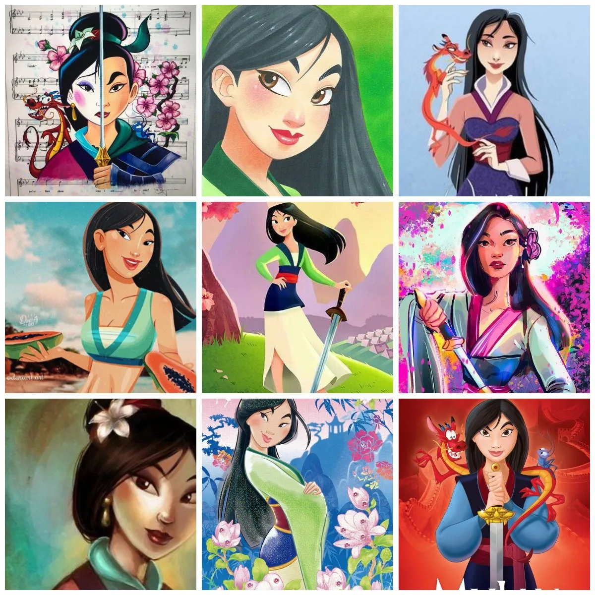 Descubra a Princesa Japonesa da Disney: Inspiração e Arte para Seu Ambiente, image size:1200x1200