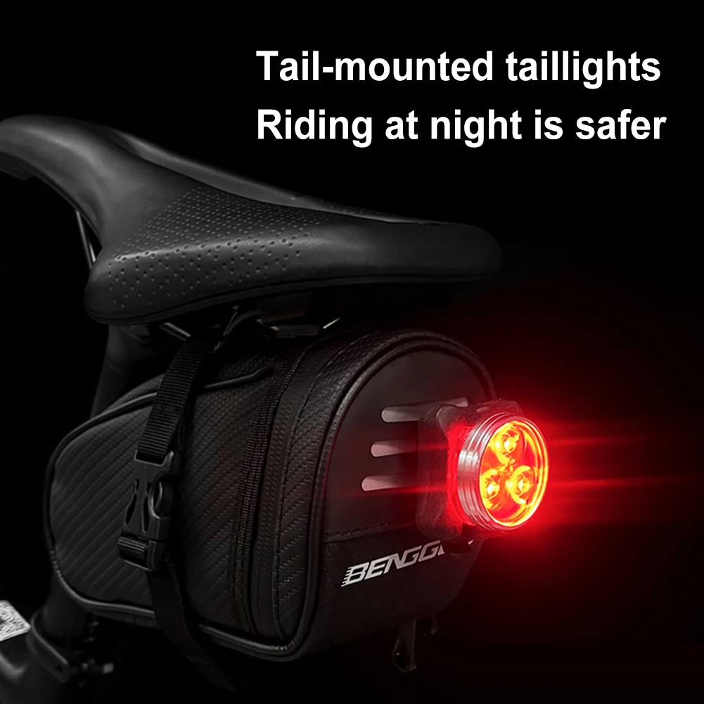 1L Reflective Cycling Bag Waterproof Ultralight Bicycle Tail Bag Large Capacity Bike Under Seat Pack MTB Road Bike Accessories