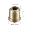 4Pcs Press Fit Ball Oiler Brass Push Button Flange Grease Oil Cup 10mm for Gas Engine Motor Lubrication System 2