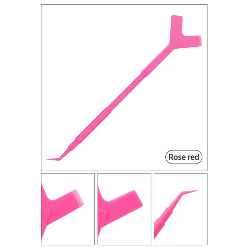 Eyelash Curler Eyelash Accessories 10Pcs Plastic Perm Eyelash Wand Eyelash Lifting Curler Kit
