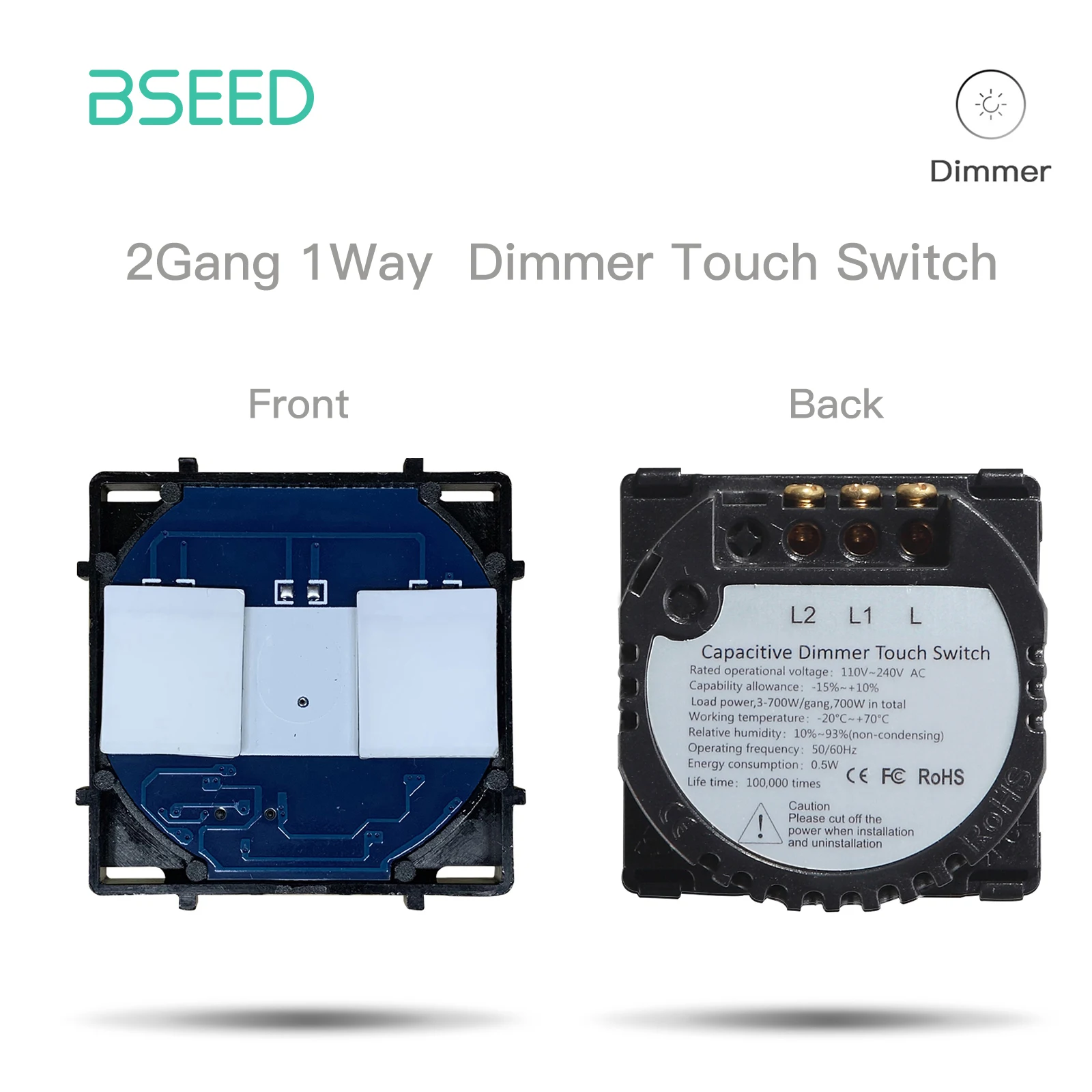 2G 1W Dimmer Part