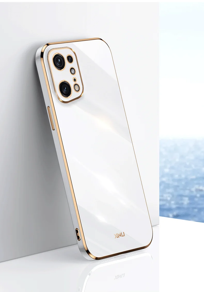 Funda For Oppo Find X5 Pro Case Tyylikäs pinnoitettu puhelimen kuori Oppo Find X5 Lite Case Ylellinen Pehmeä Silikoni Iskunkestävä B_voghion.com