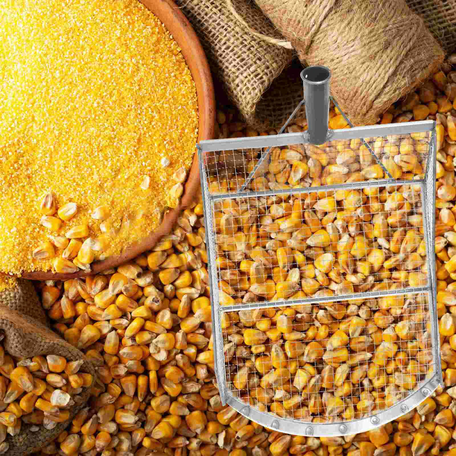 

Corn Scoop Farm Metal Portable for Collecting Litter