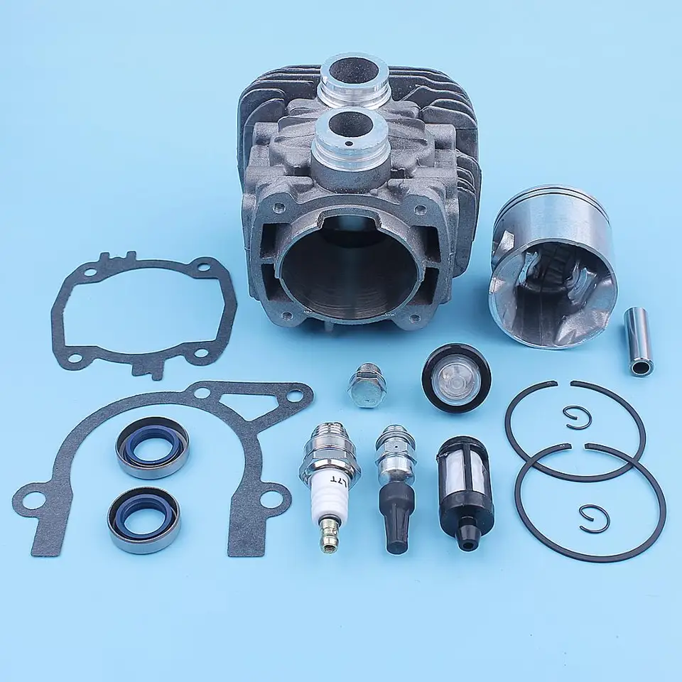 Kit Pistone E Cilindro 50 Mm Per Stihl TS420 E TS410 (4238 020 1202) - Pronto All'uso!