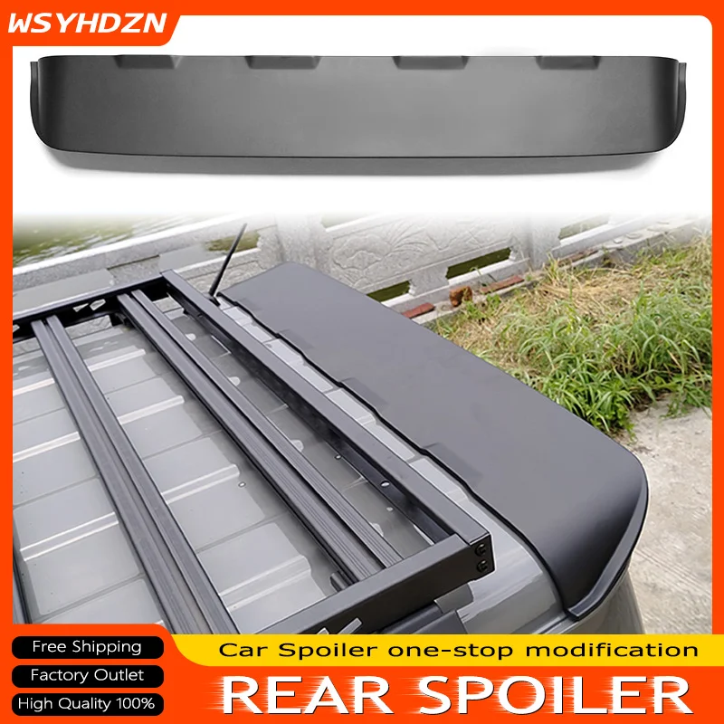 

For Suzuki Jimny JB64 JB74 Matte Black Roof Spoiler 2019 2020 2021 2022 High Quality NEW ABS Rear Wing Trunk Lip Tail Spoiler