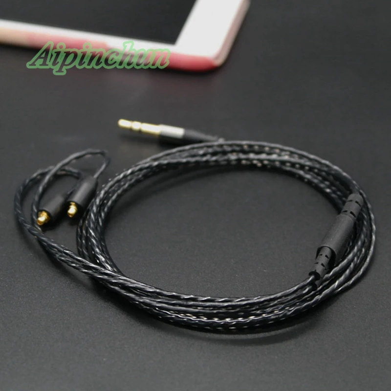 Câble De Rechange MMCX Vers 3,5 Mm – Compatible Shure SE215/535, Westone, UE900, Etc.