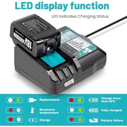 Li-ion Super Fast Charger with LED Screen and USB Port - EU