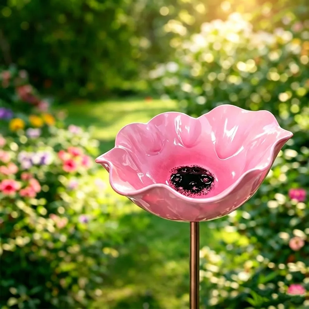 Metal Flower Garden Stake 14