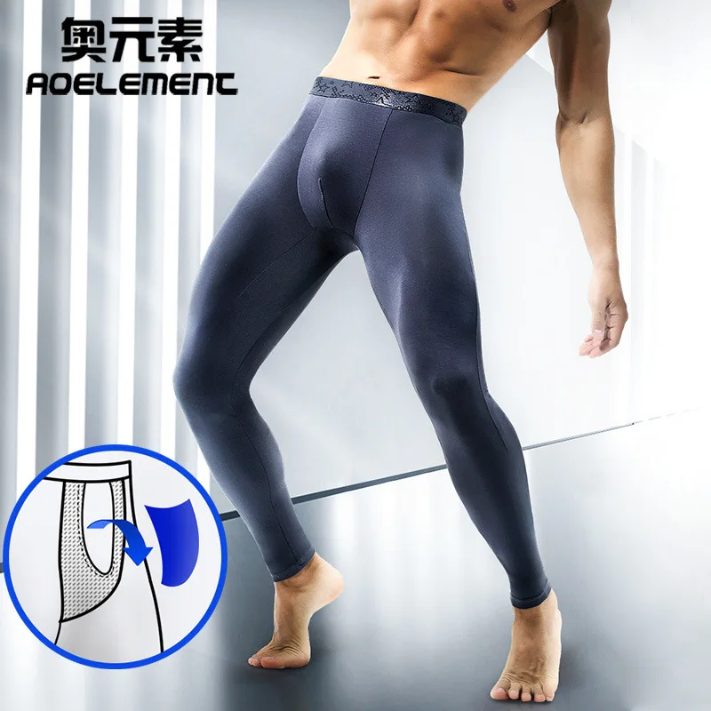 2022 Autumn And  Winter Cotton New men's  winter thermal underwear Men's winter thermal long Johns with lined no-wear underwear