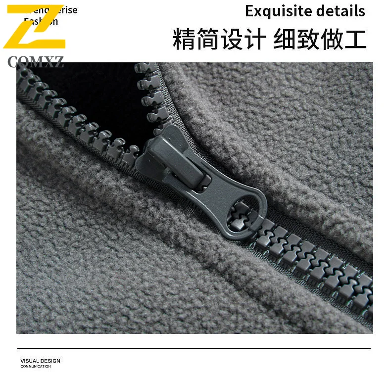 EiAO Jacket Norwegian Fleece Men Women Thermal Windproof Couple's Coat Thickened Outdoor Flannel for Hiking Camping Fishing 2025