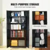 Metal Storage Cabinet Steel Locking Storage Cabinet with 2 Magnetic Doors and 4 Adjustable Shelves 71'' Metal 4