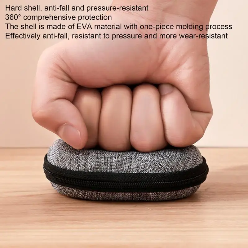 Mini EVA Storage Bag Pouch Small Electronic Organizer Zipper Carrying Bag Earphone Case For Earphone/Charging Cable Accessories