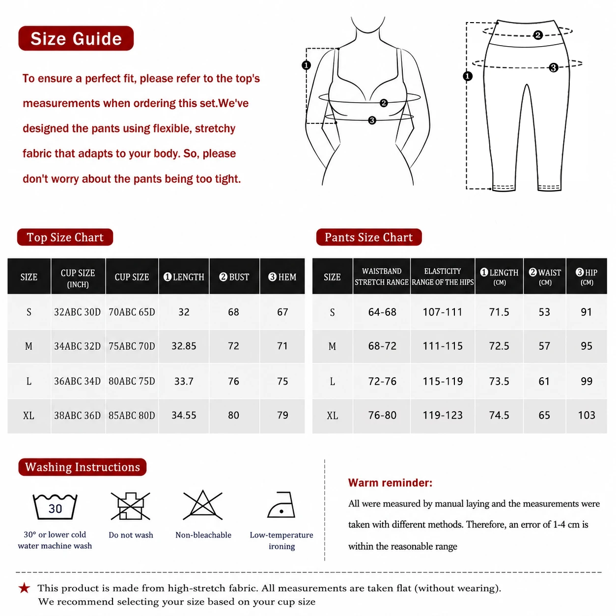Hearuisavy 2Pcs Women Workout Set Shock Proof Push Up Yoga Vest High Waist Wide Leg Casual Capri Quick‑Dry Activewear Gym Suit - תמונה 6