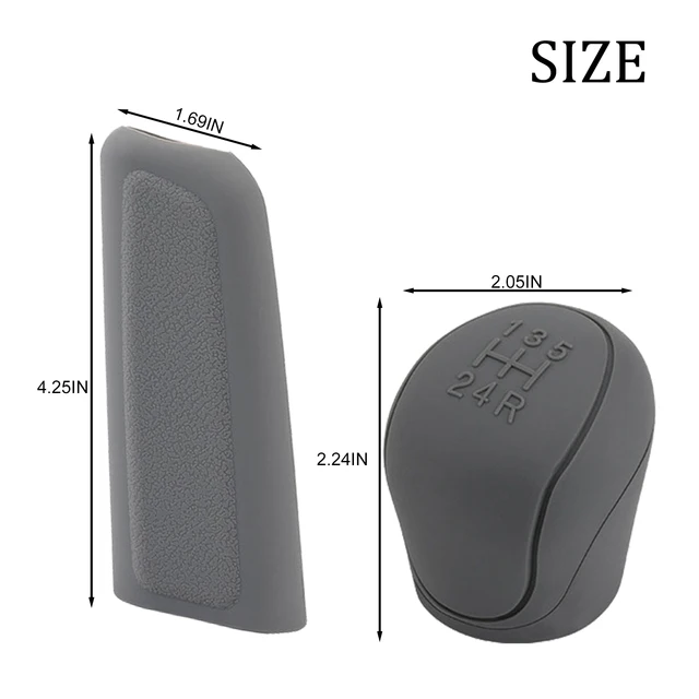 Silicone Gear Shift  Knob Cover Gear Shift Non Slip Grip Handle Case Automobiles Gear Shift Collars Car  Accessories Interior Package B