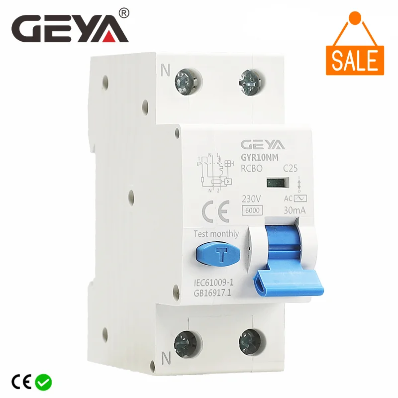 SALE GYR10NM AC Type RCBO Magnetic Type Residual Current Circuit ...
