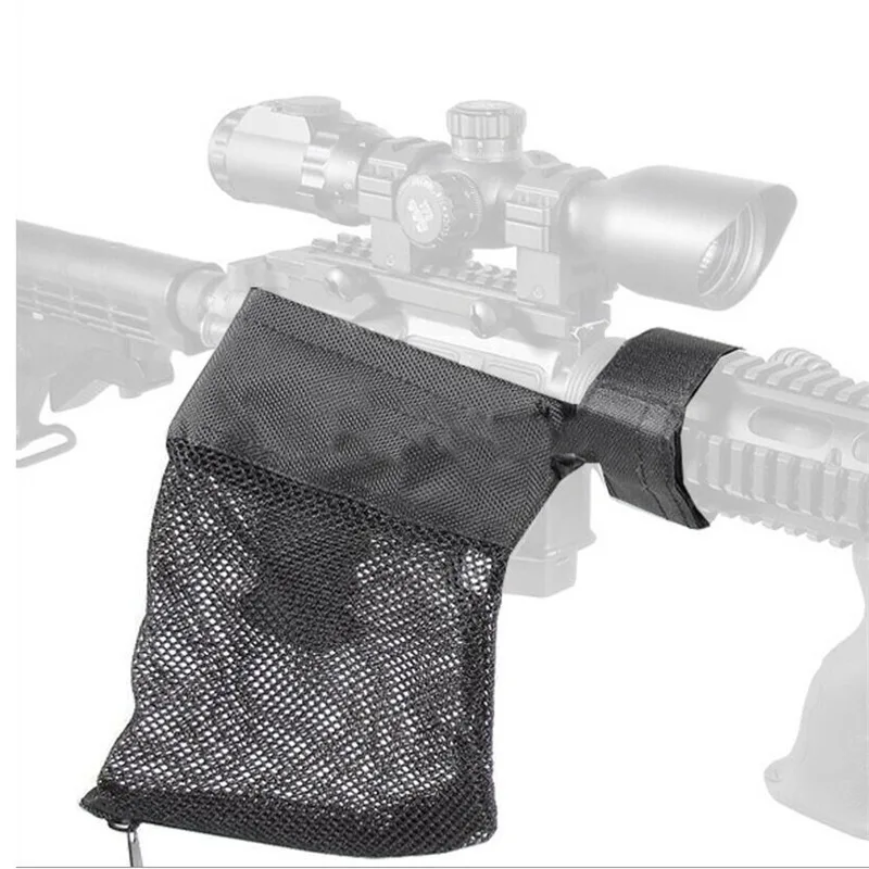 

Hunting Bullet Shell Bag Military Gear Ammo Brass Shell Catcher Mesh Trap Nylon Mesh Bag Capture Black Collection Bag Ammo Bag