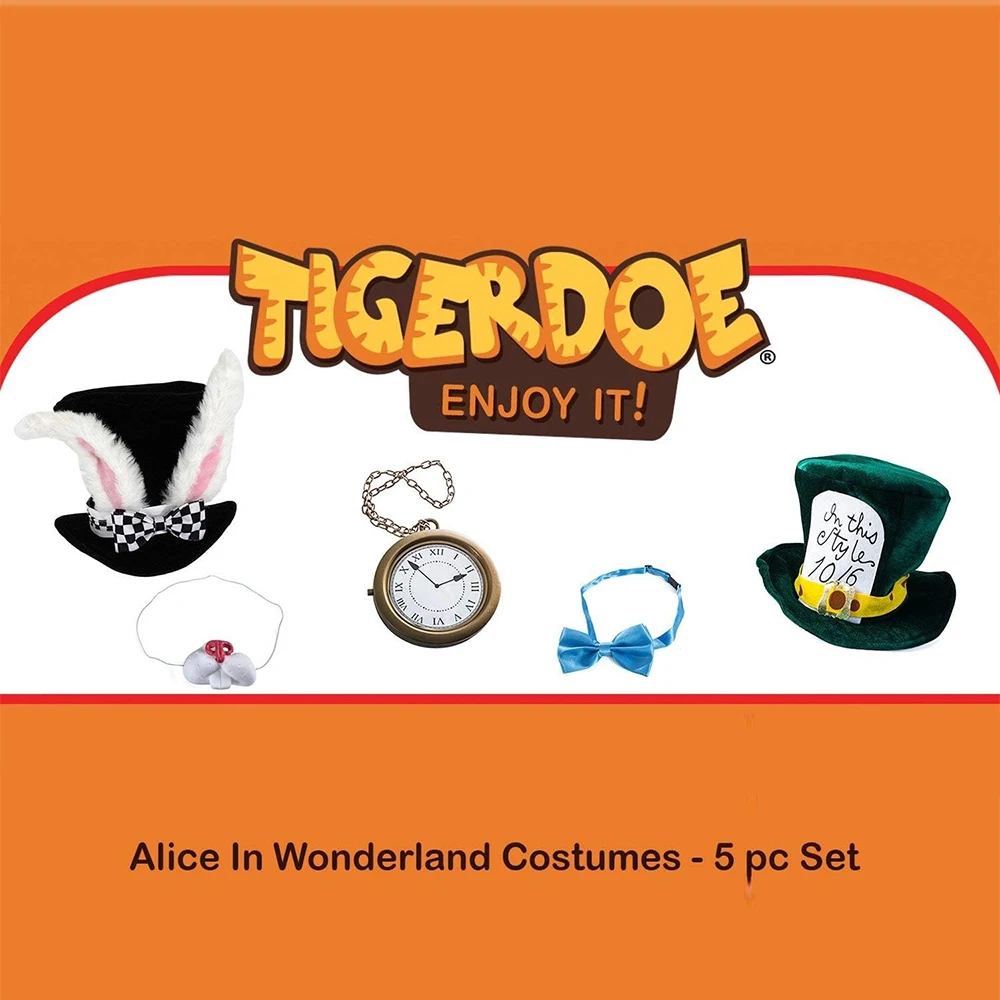 Halloween Ostern Weißes Kaninchen Zylinder Alice Cosplay Hase Bowler Männer Frauen Zauberer Kostüm Zubehör Anzug Märchen Tee Party – Detail 6