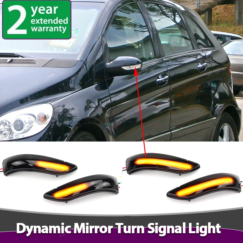 AutoTecknic Smoked Dynamic Sequential LED Turn Signal - Mercedes-Benz W205 C Class | W213 E Class
