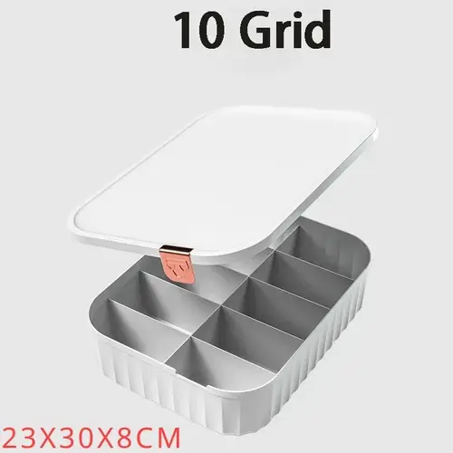 Solid Color Underwear Storage Box Closet Organizer Underwear Socks Drawer Clothes Finishing Box With Lid Wardrobe Organizer - Image 7